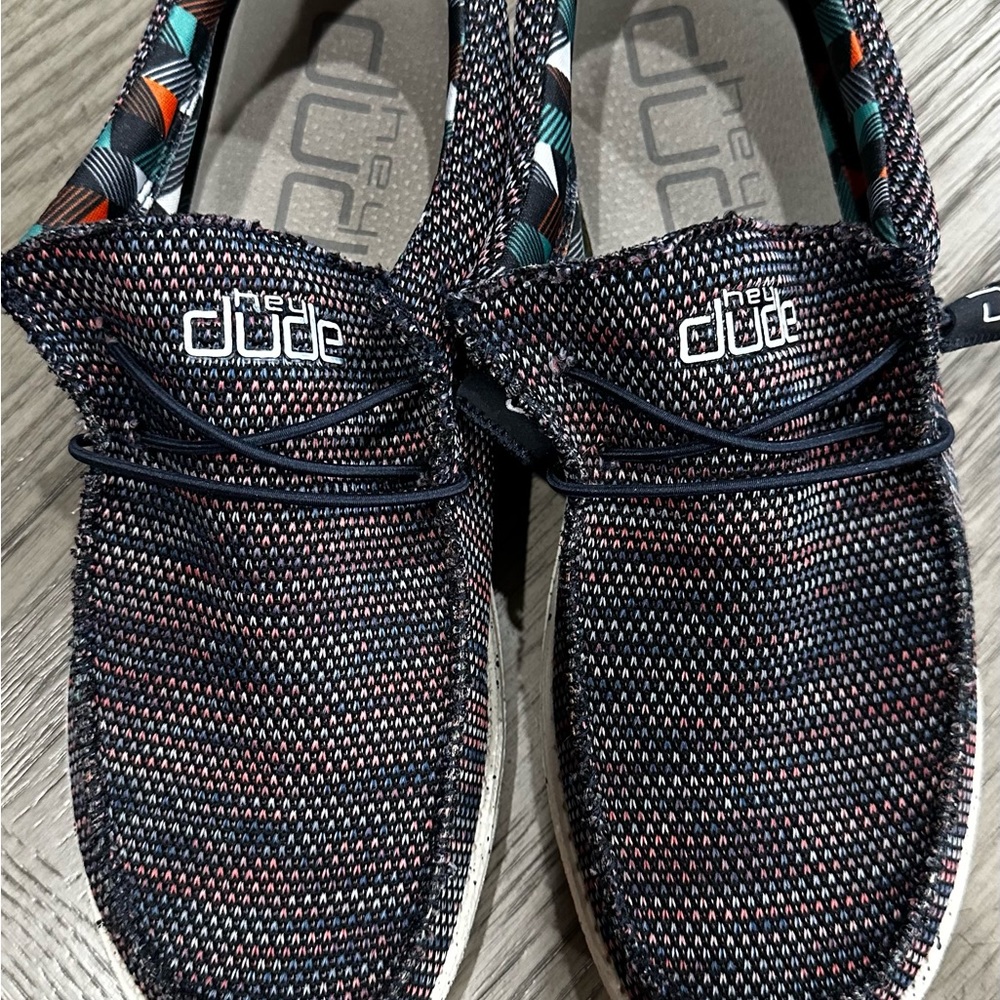 Men's Hey Dude shoes, size 10